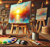 Workshop olieverf