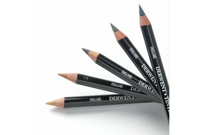 Los potlood Derwent Tinted Charcoal