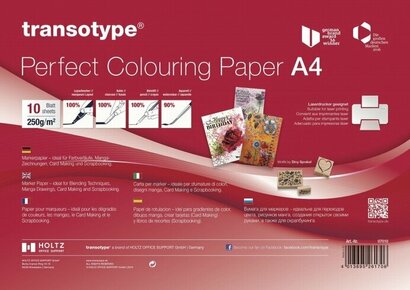 Transotype Perfect Colouring Paper – 250 g/m²