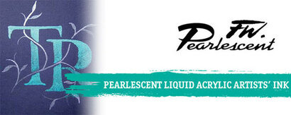 FW Artists' Pearlescent Acrylic Inkt 29.5 ml Parelmoer Acryl inkt Daler Rowney