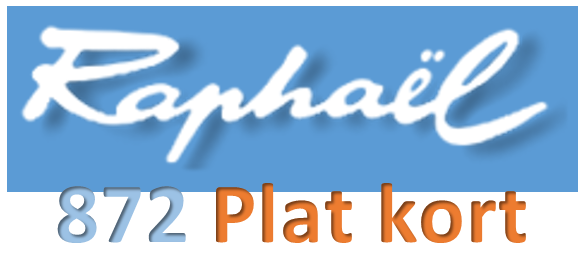 Serie 872, Plat kort
