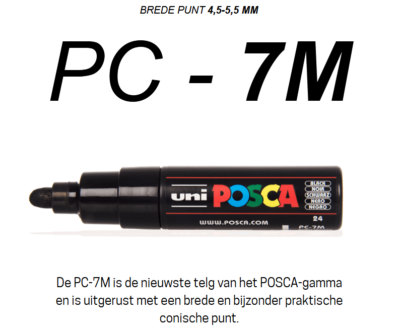 Posca Marker PC-7M