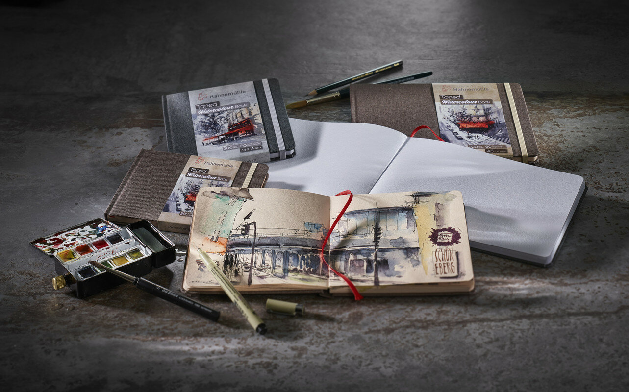 Toned Watercolour books