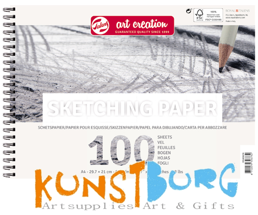 Art Creation Schetspapierblokken (spiraal)