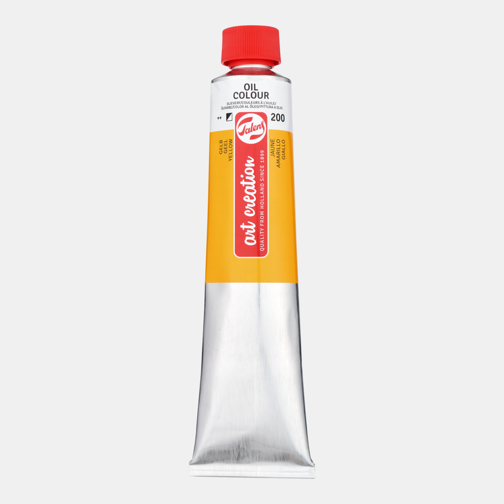 Geel Olieverf 200 ml van Art Creation Kleur 200