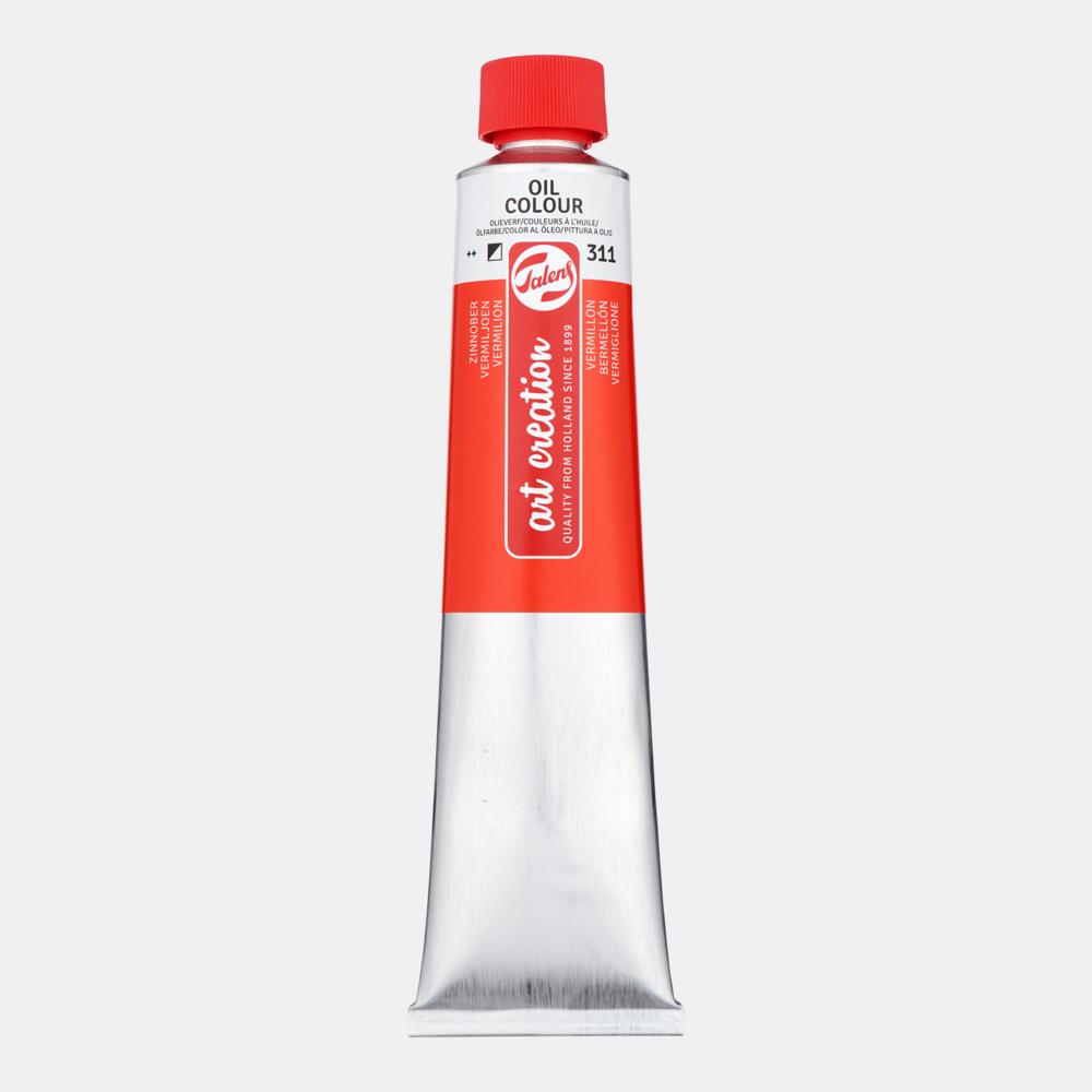 Vermiljoen Olieverf 200 ml van Art Creation Kleur 311