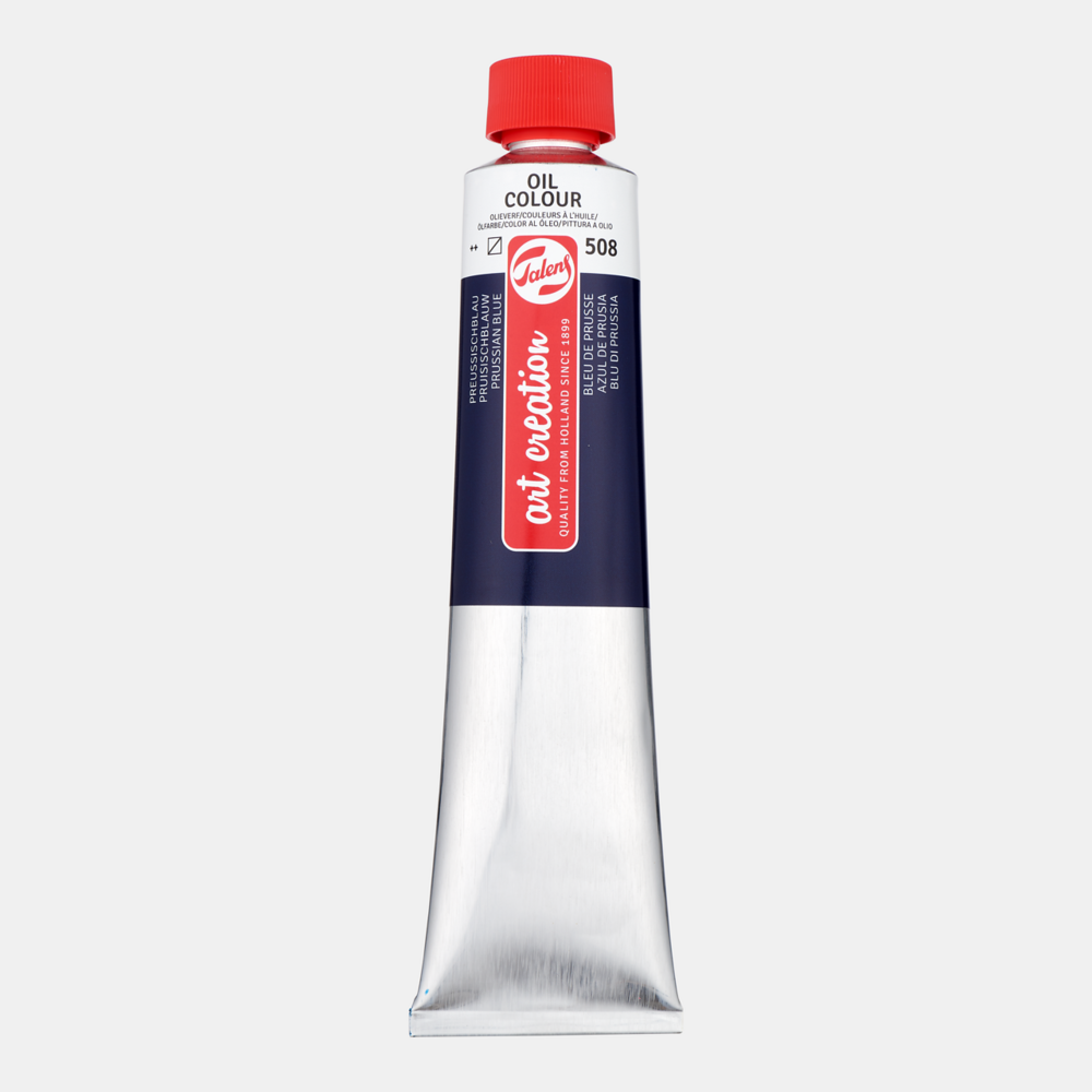 Pruisischblauw Olieverf 200 ml van Art Creation Kleur 508