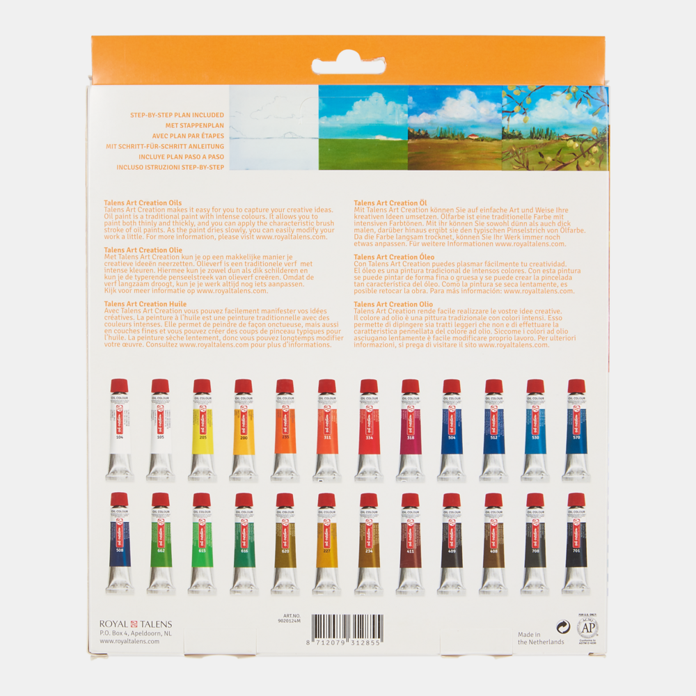 Set Olieverf 24 x 12 ml van Art Creation Set 124