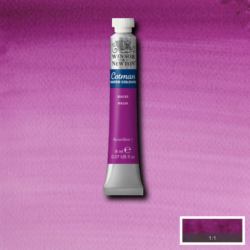 Mauve 8 ML van Winsor &amp; Newton  Cotman Water Colours Kleur 398