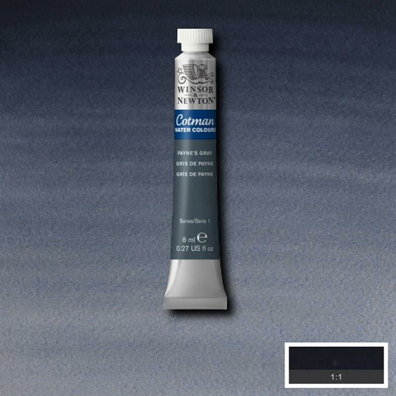 Payne's Gray 8 ML van Winsor &amp; Newton Cotman Water Colours Kleur 465