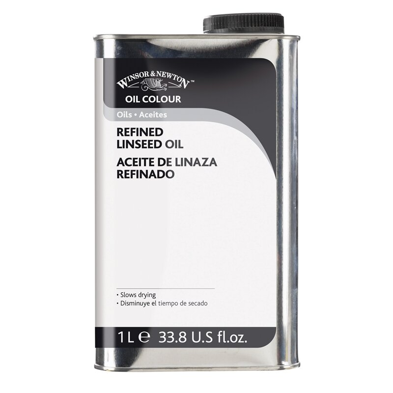 Geraffineerde lijnolie voor olieverf Winsor &amp; Newton (Medium 748) 1 Liter