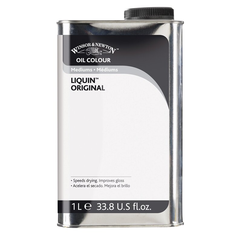 Liquin Original Zijdeglans medium voor olieverf Winsor &amp; Newton (Medium 751) 1 Liter