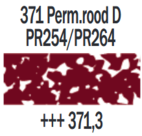 Permanent rood donker 3 Rembrandt Softpastel van Royal Talens Kleur 371.3