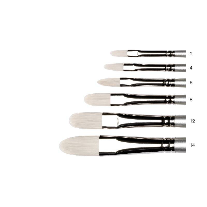No 6 Kattentong lange steel Winsor &amp; Newton Artisan Olie- &amp; Acrylverf Penseel