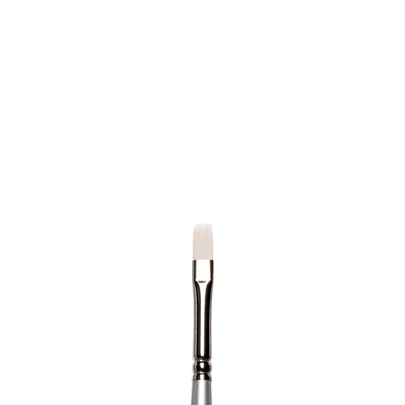 No 6 Plat Kort lange steel Winsor &amp; Newton Artisan Olie- &amp; Acrylverf Penseel