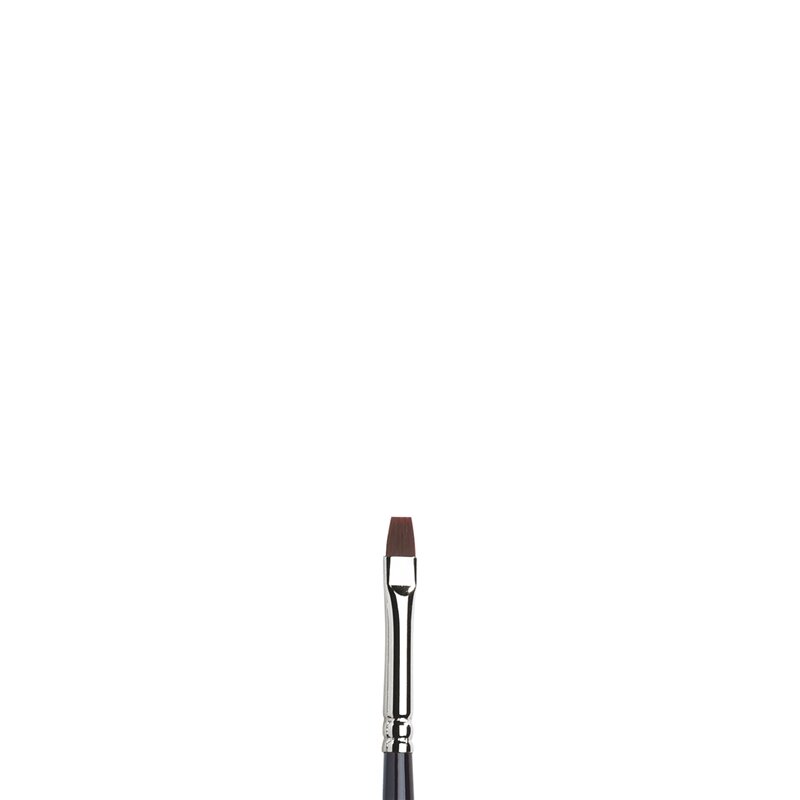 No 2 Plat kort lange steel Winsor &amp; Newton Galeria Penseel