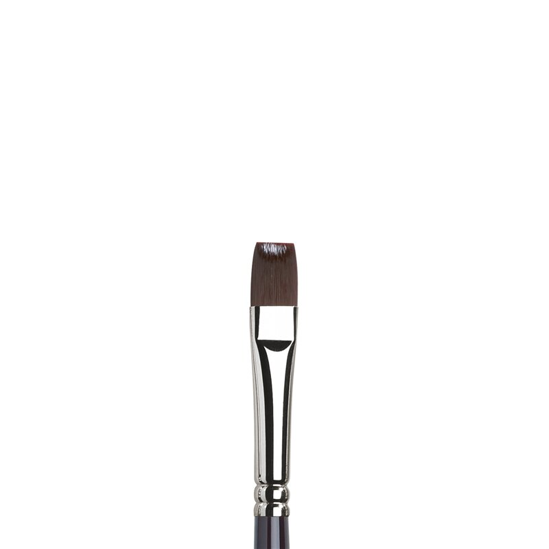 No 12 Plat kort lange steel Winsor &amp; Newton Galeria Penseel