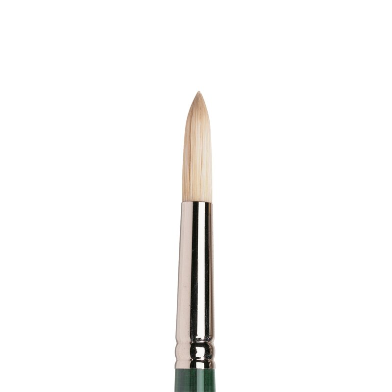 No 12 Rond lange steel Winsor &amp; Newton Winton Olie- &amp; Acrylverf Penseel