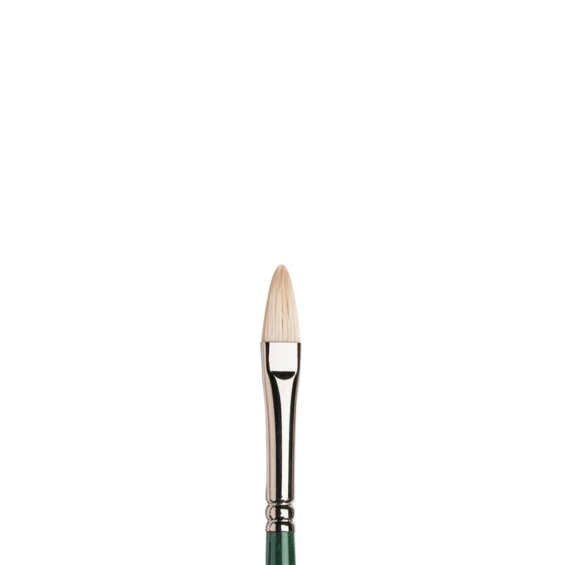 No 4 Kattentong lange steel Winsor &amp; Newton Winton Olie- &amp; Acrylverf Penseel
