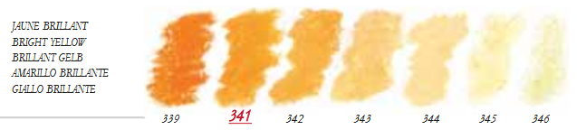Briljantgeel Extra soft pastels / Pastel &agrave; l'ecu Sennelier Kleur 341