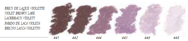 Bruin Violet. Lak Extra soft pastels / Pastel &agrave; l'ecu Sennelier Kleur 441