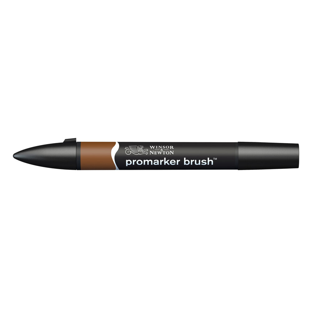 Burnt Sienna Winsor &amp; Newton Promarker Brush Kleur O324