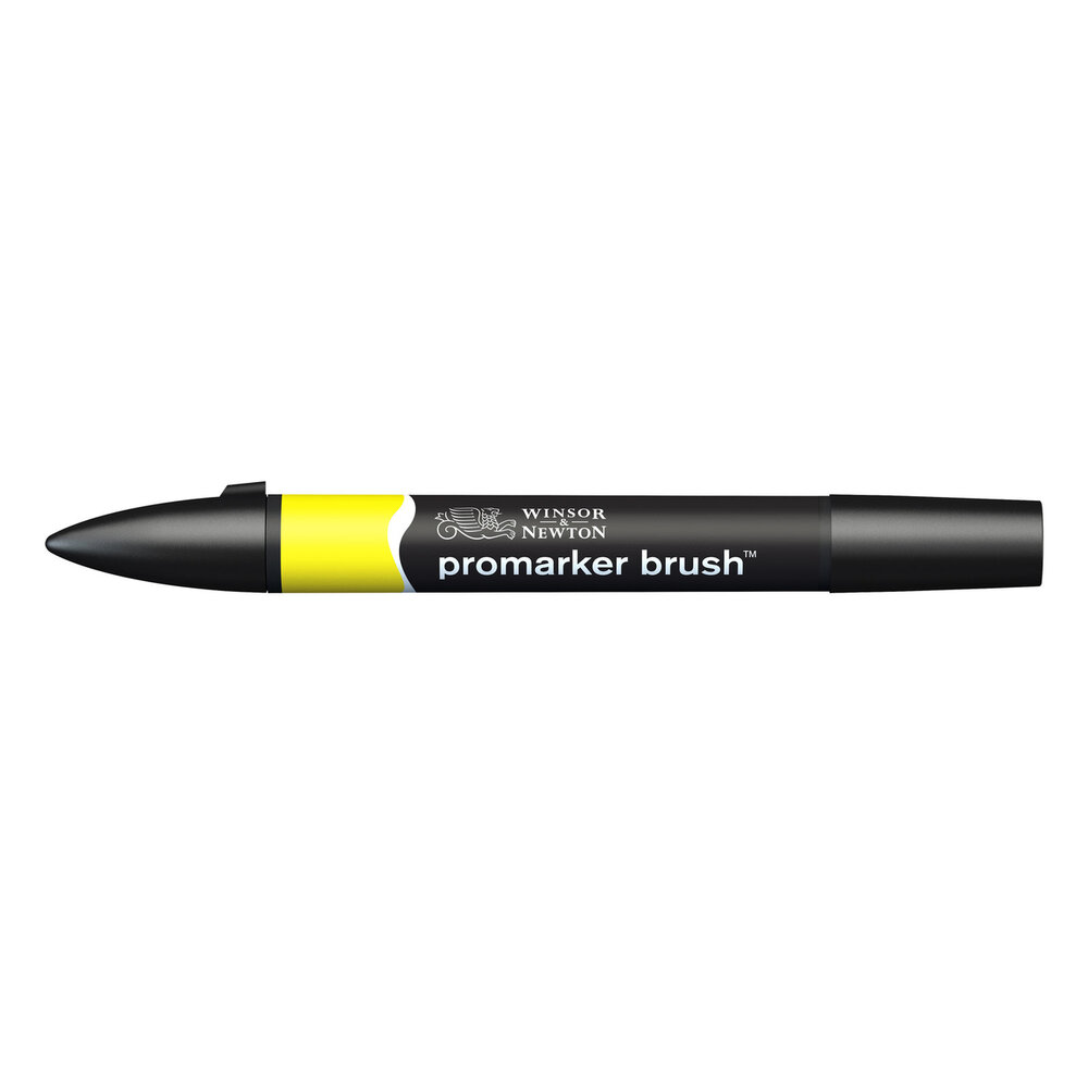 Yellow Winsor &amp; Newton Promarker Brush Kleur Y657