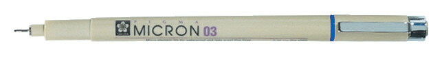 Sakura Pigma Micron 03 0,35 mm Blauw
