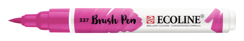 Magenta Ecoline Brushpen van Talens Kleur 337