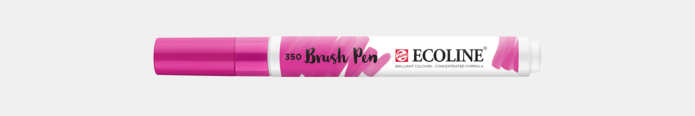 Fuchsia Ecoline Brushpen van Talens Kleur 350