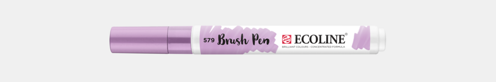 Pastelviolet Ecoline Brushpen van Talens Kleur 579
