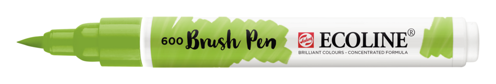 Groen Ecoline Brushpen van Talens Kleur 600