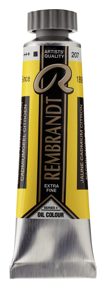 Cadmiumgeel citroen Rembrandt Olieverf Royal Talens 15 ML (Serie 4) Kleur 207