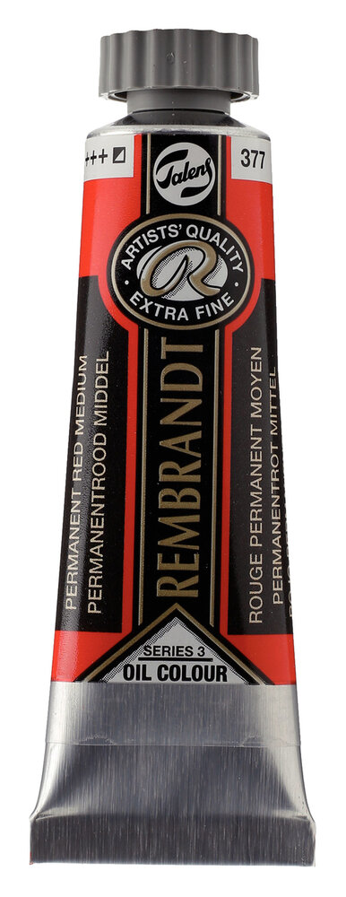 Permanentrood Middel Rembrandt Olieverf Royal Talens 15 ML (Serie 3) Kleur 377
