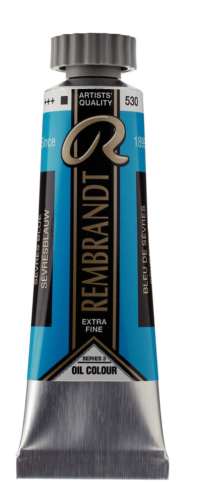 Sevresblauw Rembrandt Olieverf Royal Talens 15 ML (Serie 3) Kleur 530