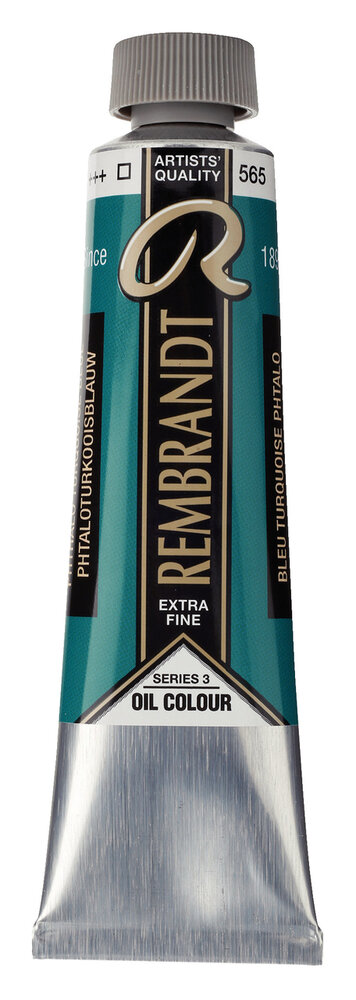 Phtaloturkooisblauw Rembrandt Olieverf Royal Talens 40 ML (Serie 3) Kleur 565