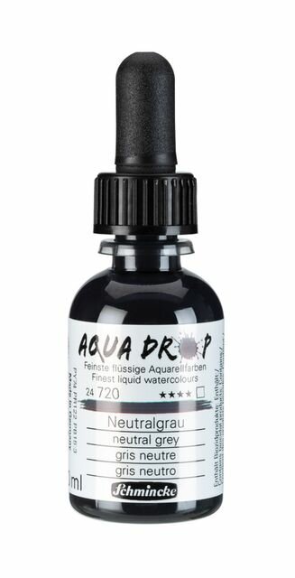 Neutral Grey Aqua Drop Aquarelverf van Schmincke 30 ml Kleur 720