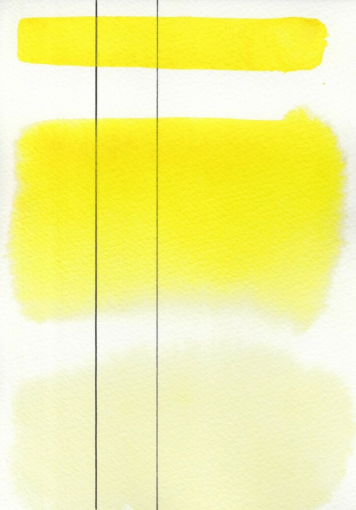 Lemon Yellow Aquarius Heel napje Aquarelverf van Roman Szmal Kleur 204