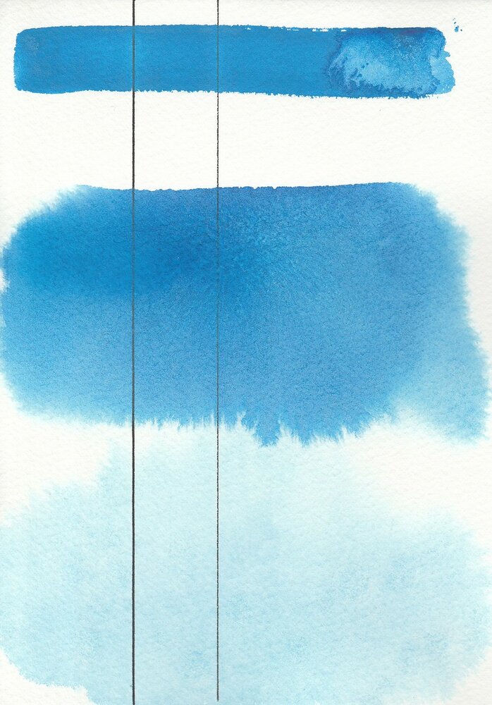 Blue Sky Aquarius Heel napje Aquarelverf van Roman Szmal Kleur 226