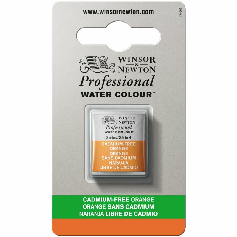 Cadmium-Free Orange (S4) Professional Watercolour van Winsor &amp; Newton Half napje Kleur 899