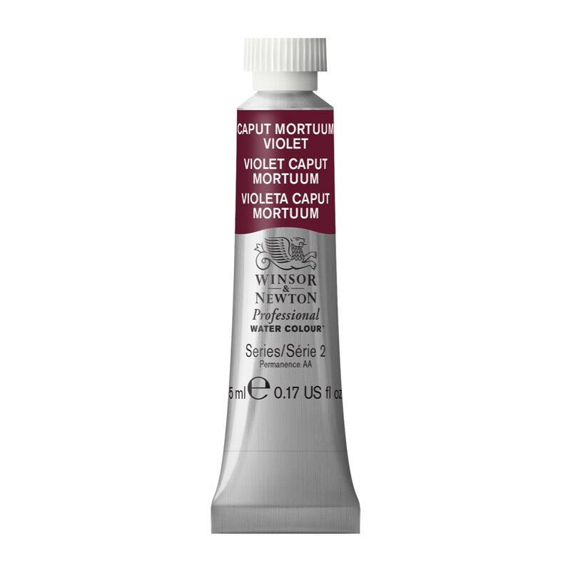 Caput Mortuum Violet (S2) Professioneel Aquarelverf van Winsor &amp; Newton 5 ml Kleur 125