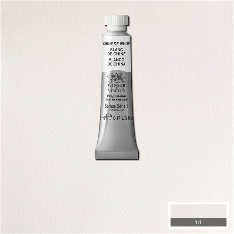 Chinese White (S1) Professioneel Aquarelverf van Winsor &amp; Newton 5 ml Kleur 150