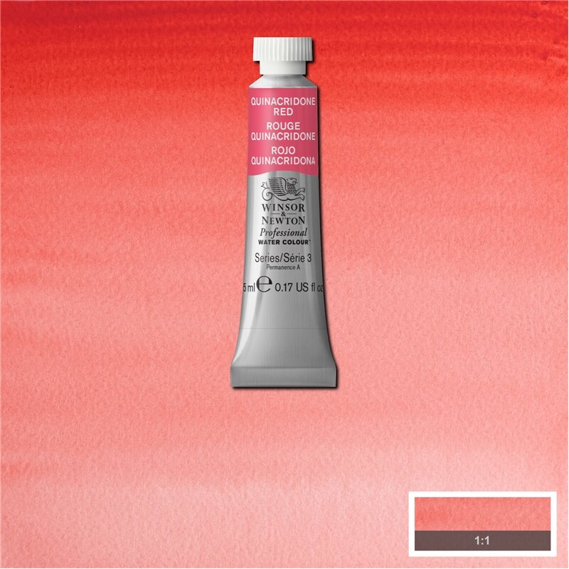 Quinacridone Red (S3) Professioneel Aquarelverf van Winsor &amp; Newton 5 ml Kleur 548
