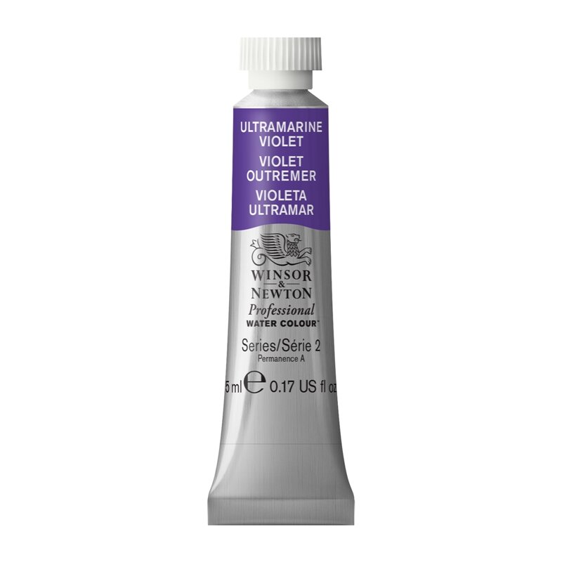 Ultramarine Violet (S2) Professioneel Aquarelverf van Winsor &amp; Newton 5 ml Kleur 672