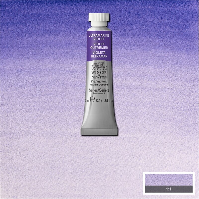 Ultramarine Violet (S2) Professioneel Aquarelverf van Winsor &amp; Newton 5 ml Kleur 672