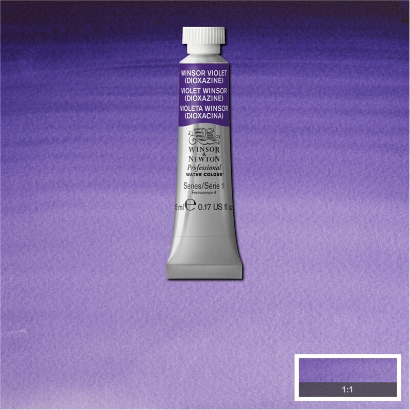 Winsor Violet (Dioxazine) (S1) Professioneel Aquarelverf van Winsor &amp; Newton 5 ml Kleur 733
