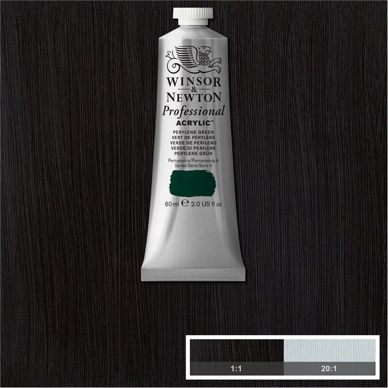 Perylene Green Professional Acrylic Winsor &amp; Newton 60 ml Kleur 460
