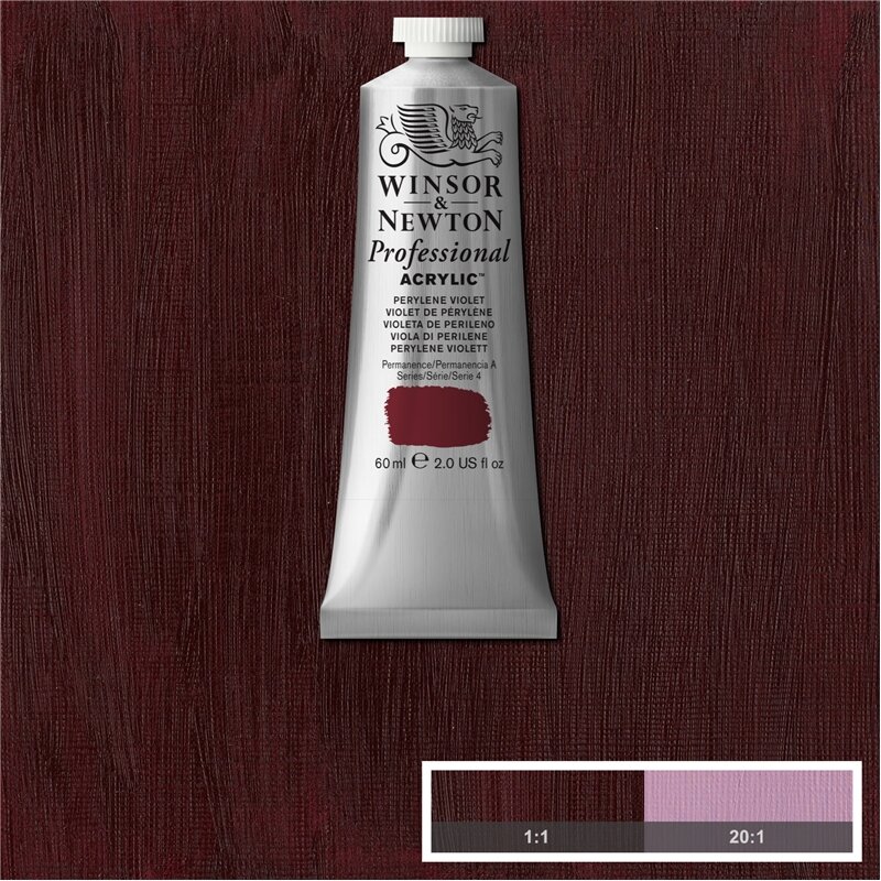 Perylene Violet Professional Acrylic Winsor &amp; Newton 60 ml Kleur 470