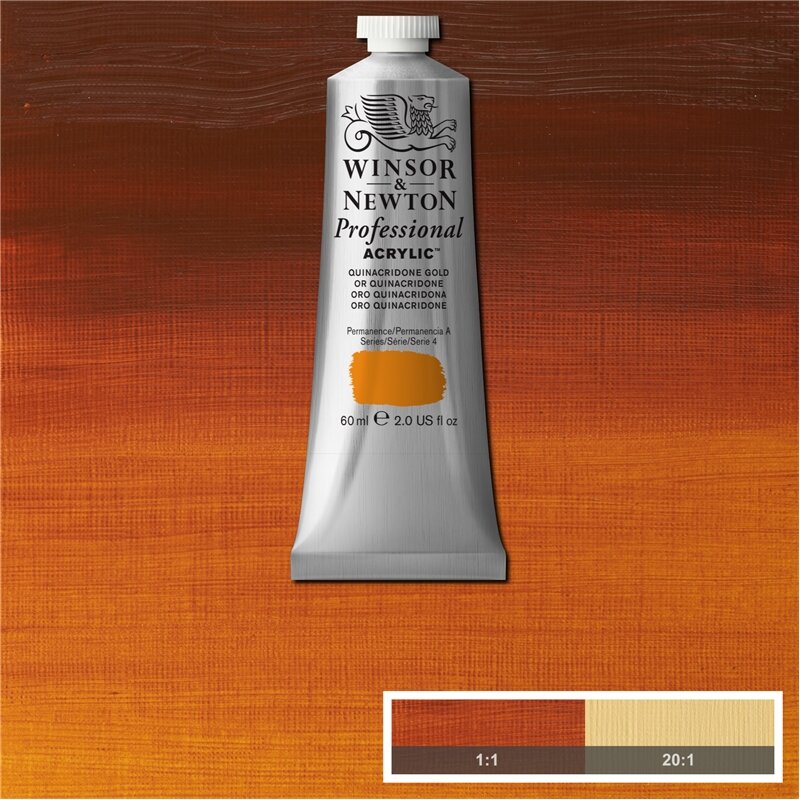 Quinacridone Gold Professional Acrylic Winsor &amp; Newton 60 ml Kleur 547