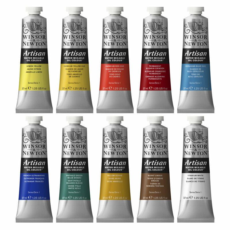 Artisan Basisset 10 x 37 ML Watervermengbare olieverf Set 228